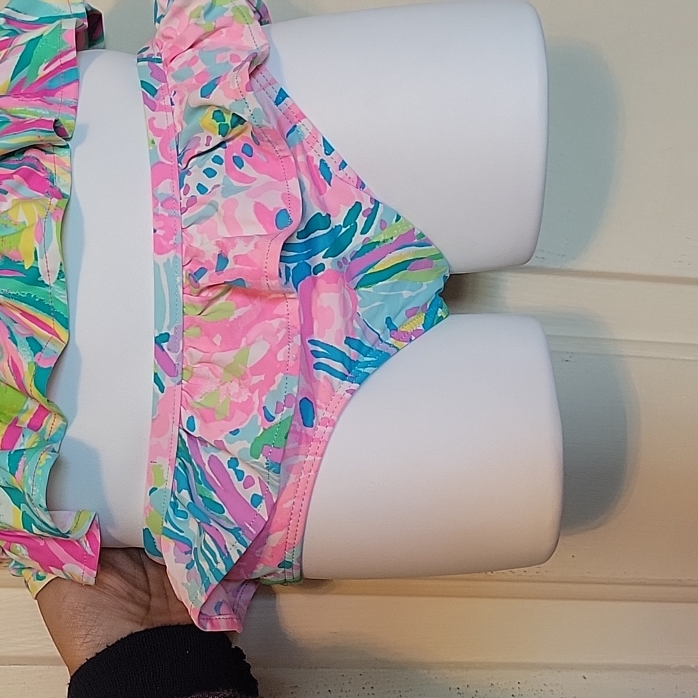 Lilly pulitzer girls ruffle bikini